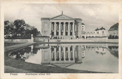 Posen Theater Poznan o 1915