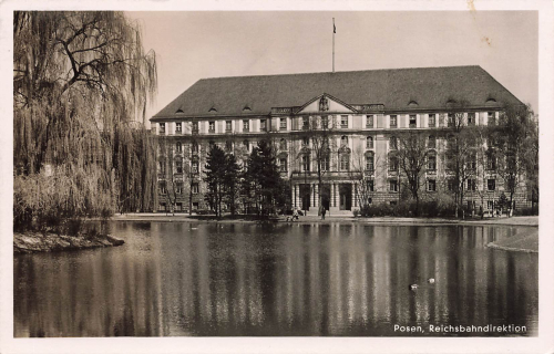 Posen Reichbahndirektion Wartheland Poznan o 1941
