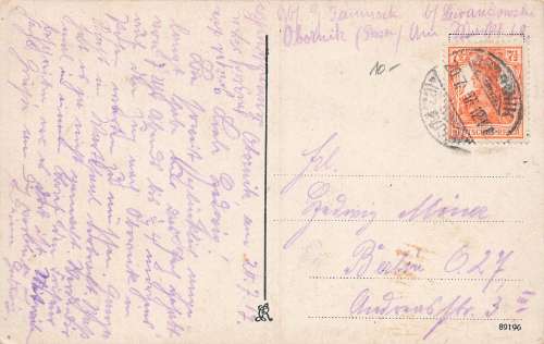 Posen Theaterbrücke Wartheland Poznan o 1917