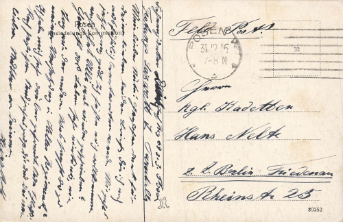 Posen Ansiedlungs-Kommision Wartheland Poznan o 1916