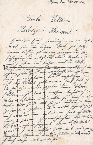 Posen Akademie und Bismarck-Denkmal Wartheland Poznan gebraucht  1916