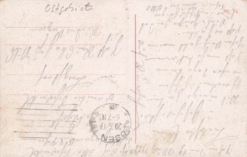 Posen Botanischer Garten  Wartheland Poznan o 1917