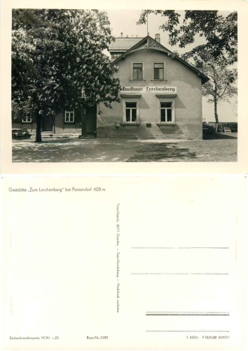 01728 Possendorf Gaststaette "zum Lerchenberg"  *1966 Hanich1183