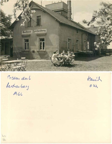 01728 Possendorf Restaurant "Zum Lerchenberg" 1966