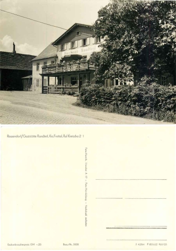 01728 Possendorf Restaurant Rundteil  *1964 Hanich1638
