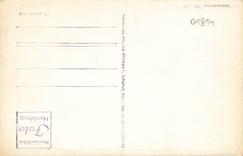 01814 Postelwitz Bad Schandau Elbsandsteingebirge * 1956