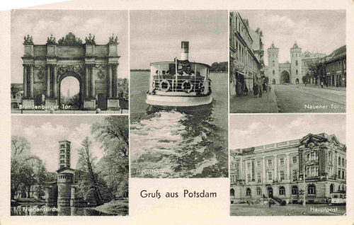 Potsdam Mehrbildkarte * 1959