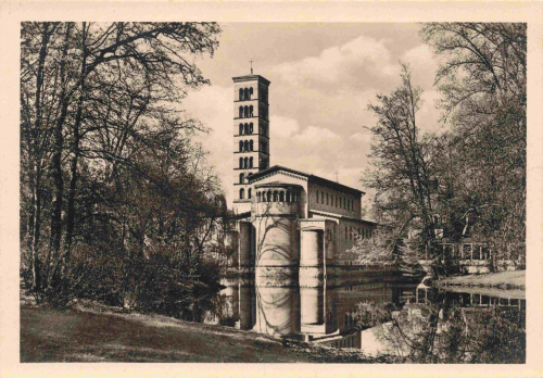 Potsdam Friedenskirche alte Ansichtskarte * um 1950