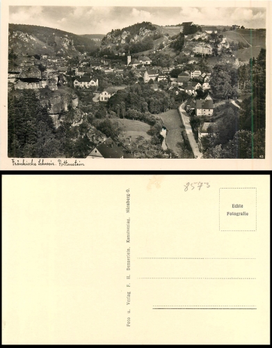 Pottenstein Totalansicht *ca. 1940