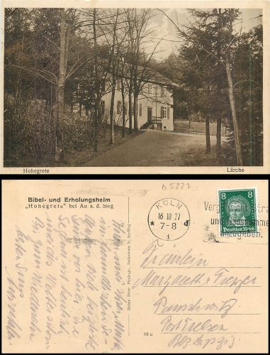 Pracht Hohegrete o 16.10.1927