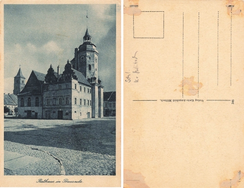 Prausnitz Schlesien Rathaus Landkreis Militsch Prusice * um 1930
