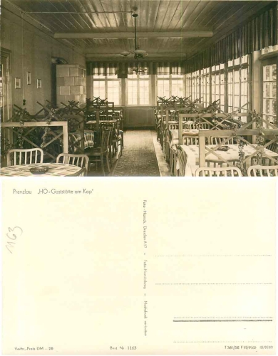 17291 Prenzlau HO-Gaststätte am Kap *1958 Hanich1163