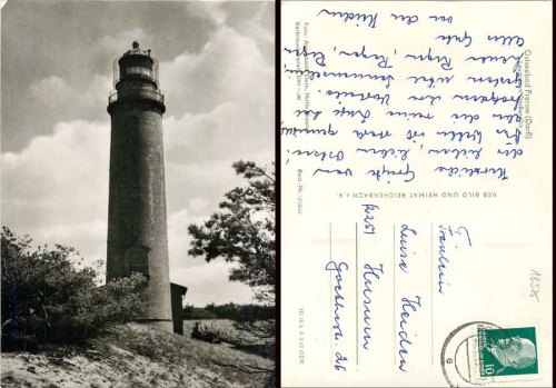 18375 Prerow Darss Leuchtturm Darsser Ort o 30.8.1963