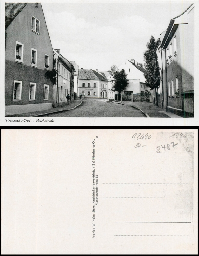 Pressath Oberpfalz Bachstrasse *ca.1940