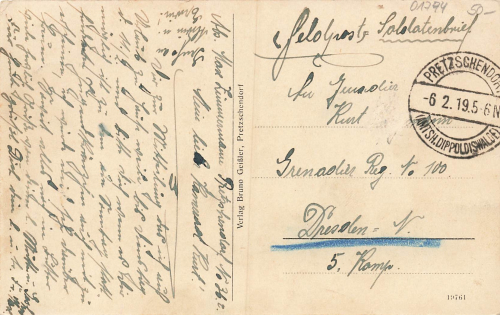 01774 Pretzschendorf Klingenberg Mehrbildkarte o 1919