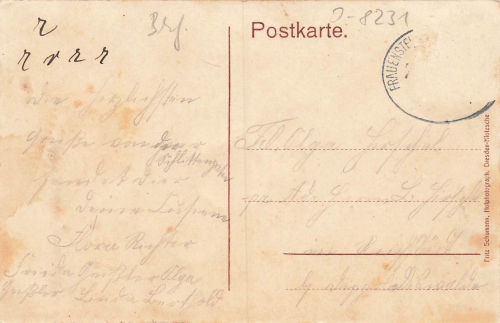 01774 Pretzschendorf Klingenberg Bahnhofs-Wirtschaft o um 1910
