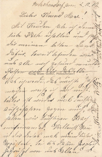 01774 Pretzschendorf Klingenberg Mehrbildkarte gebraucht 1917