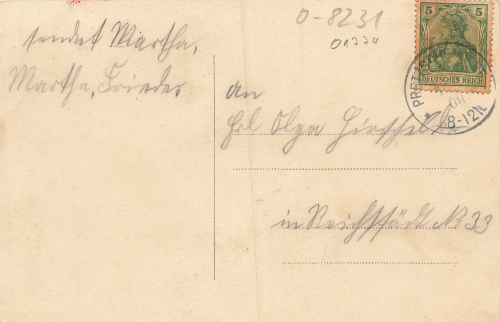 01774 Pretzschendorf Klingenberg Gasthof o 1909