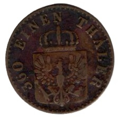 Preussen 1 Pfennig 1850 A Friedrich Wilhelm VI