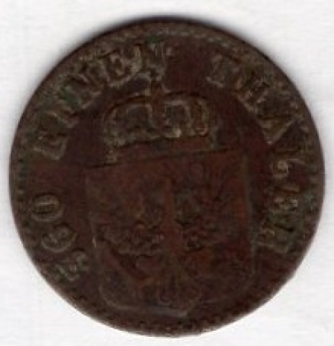 Preussen 1 Pfennig 1855 A Friedrich Wilhelm VI.