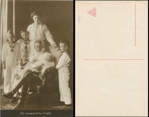 Prussia Crown Prince Family, No. 7517 *ca. 1915