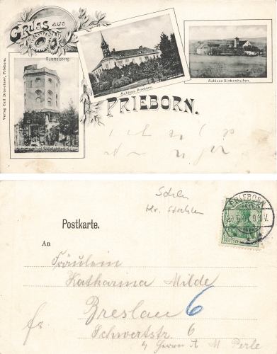 Prieborn Schlesien Przeworno o 1907