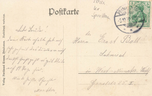 Primkenau Schlesien Przemków o 1909