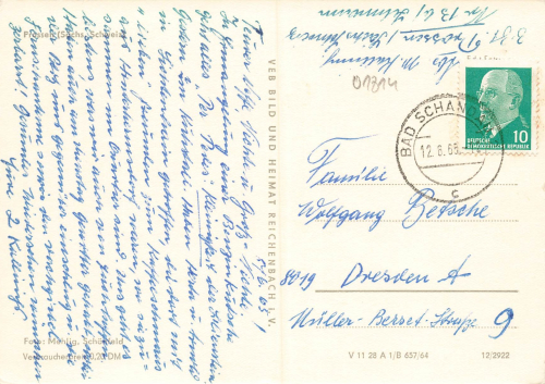 01814 Prossen Saxon Switzerland o 1968