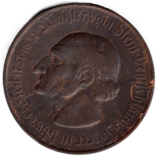 Provinz Westfalen 50 Millionen Mark 1923 Minister von Stein