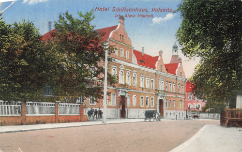 01896 Pulsnitz Hotel Schützenhaus o 1926