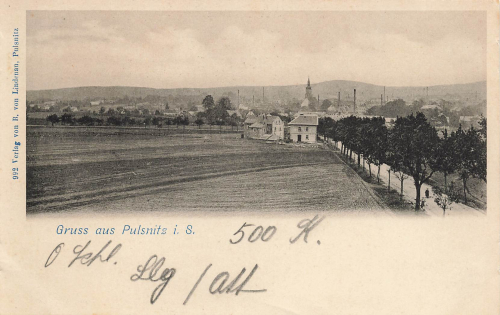 01896 Pulsnitz * um 1900