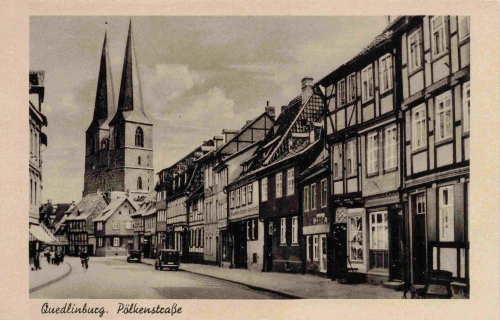 Quedlinburg Pölkenstrasse * um 1940