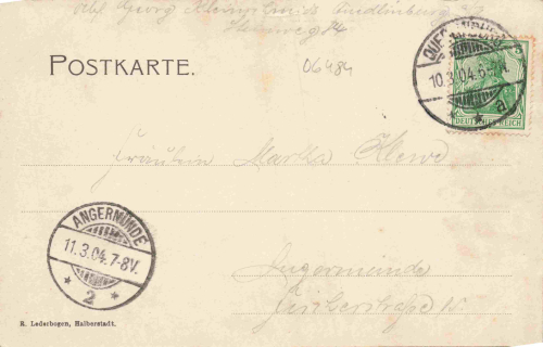 Quedlinburg Elcticitätswerk o 1904