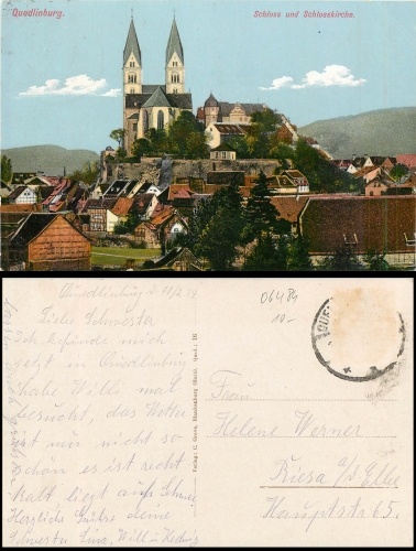 Quedlinburg Castle u. Castle Church o 02/11/1924
