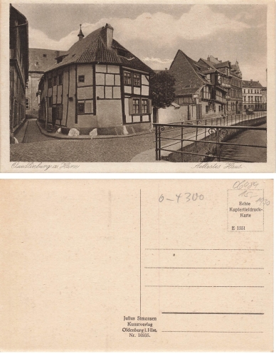 Quedlinburg Oldest house * around 1930