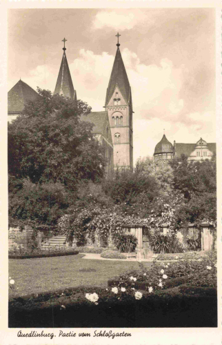 Quedlinburg Schlossgarten * um 1930