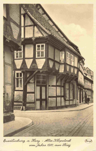 Quedlinburg alter Klopstock * um 1930