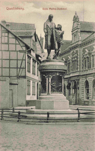 Quedlinburg Guts Muths Denkmal *um 1910