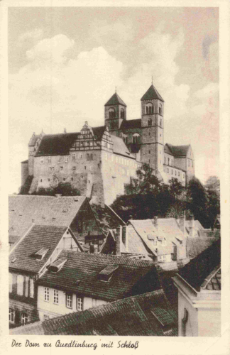 Quedlinburg Dom und Schloss  * um 1930