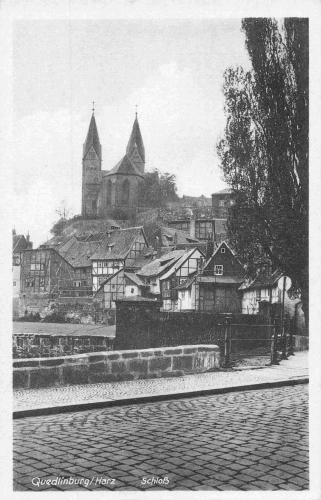 Quedlinburg Schloss * um 1940