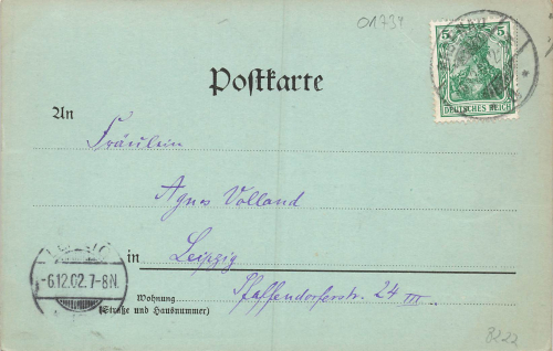 01734 Rabenau Sachsen Marktplatz mit Kirche Mondscheinkarte o 1902