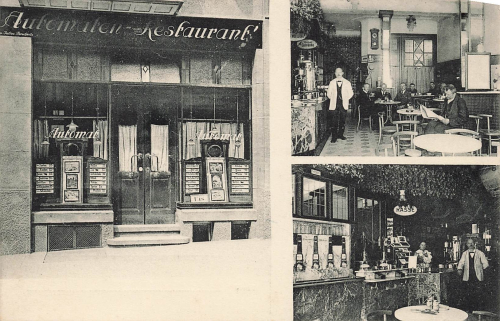 01454 Radeberg  Dresdner Strasse 14 Automaten Restaurant *ca. 1920