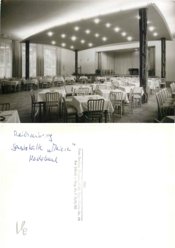 01445 Radebeul Gaststätte Meierei Lössnitzgrund Saal *1961