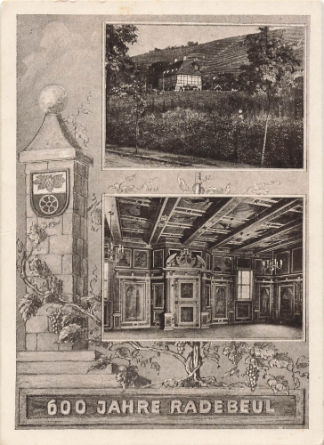 01445 Hoflößnitz Radebeul 600 Jahrfeier *1949