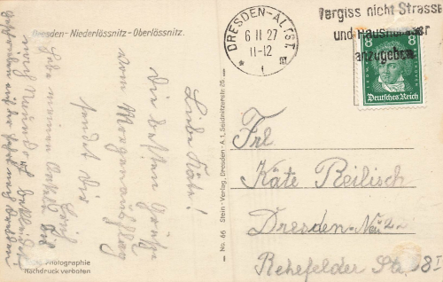 01445 Niederloessnitz Oberloessnitz Radebeul o 1927