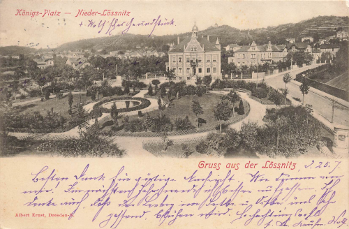 01445 Niederloessnitz Radebeul Koenigsplatz o 1901