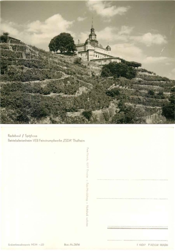 01445 Radebeul Spitzhaus ESDA Thalheim company holiday home *1967 hanich2056