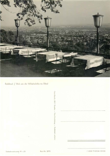 01445 Radebeul Wahnsdorf Wilhelmshohe Terrasse *1969 Hanich2075