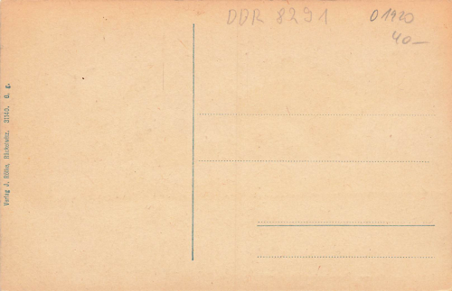 01920 Raeckelwitz Oberlausitz Schlosskapelle * um 1920