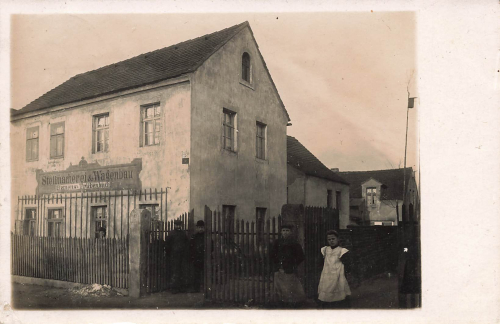 Raehnitz Dresden Wheelwright and Wagon Builder Clemens Trubenbach Real Photo o 1909